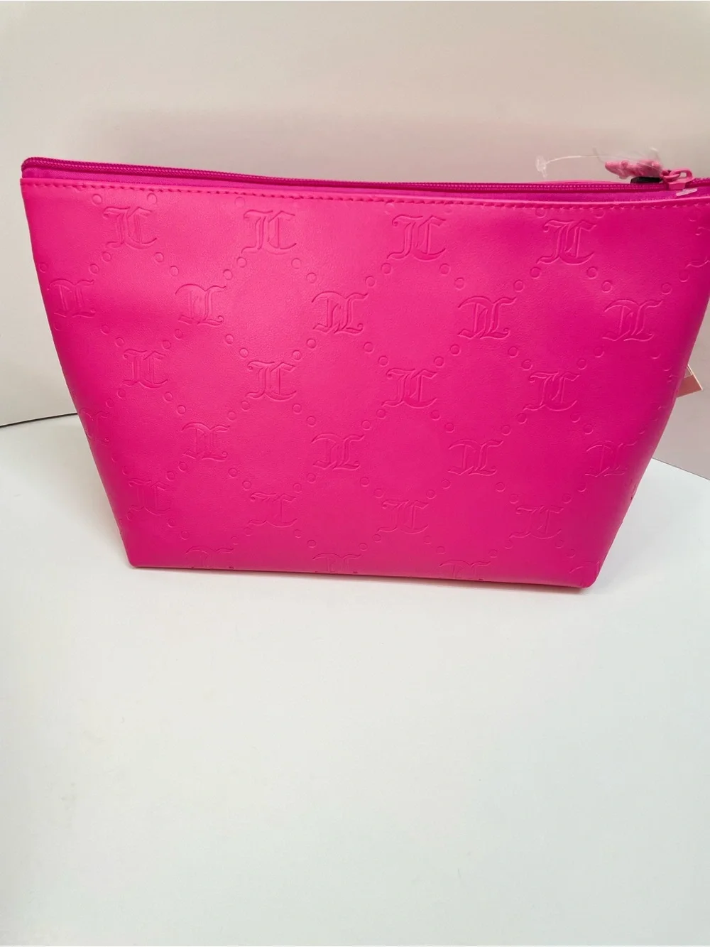 Juicy Couture Pink Lip Gloss Set with Matching Pink Makeup Bag 12x8